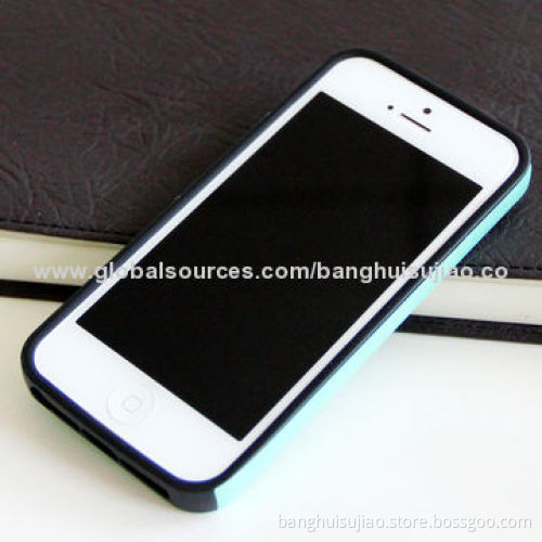 Newest Leather Case for iPhone 5, Electric Press with Stand Function